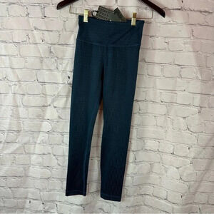 VIMMIA tidal blue suzuka core 7/8 legging textured sz XS athleisure activewear